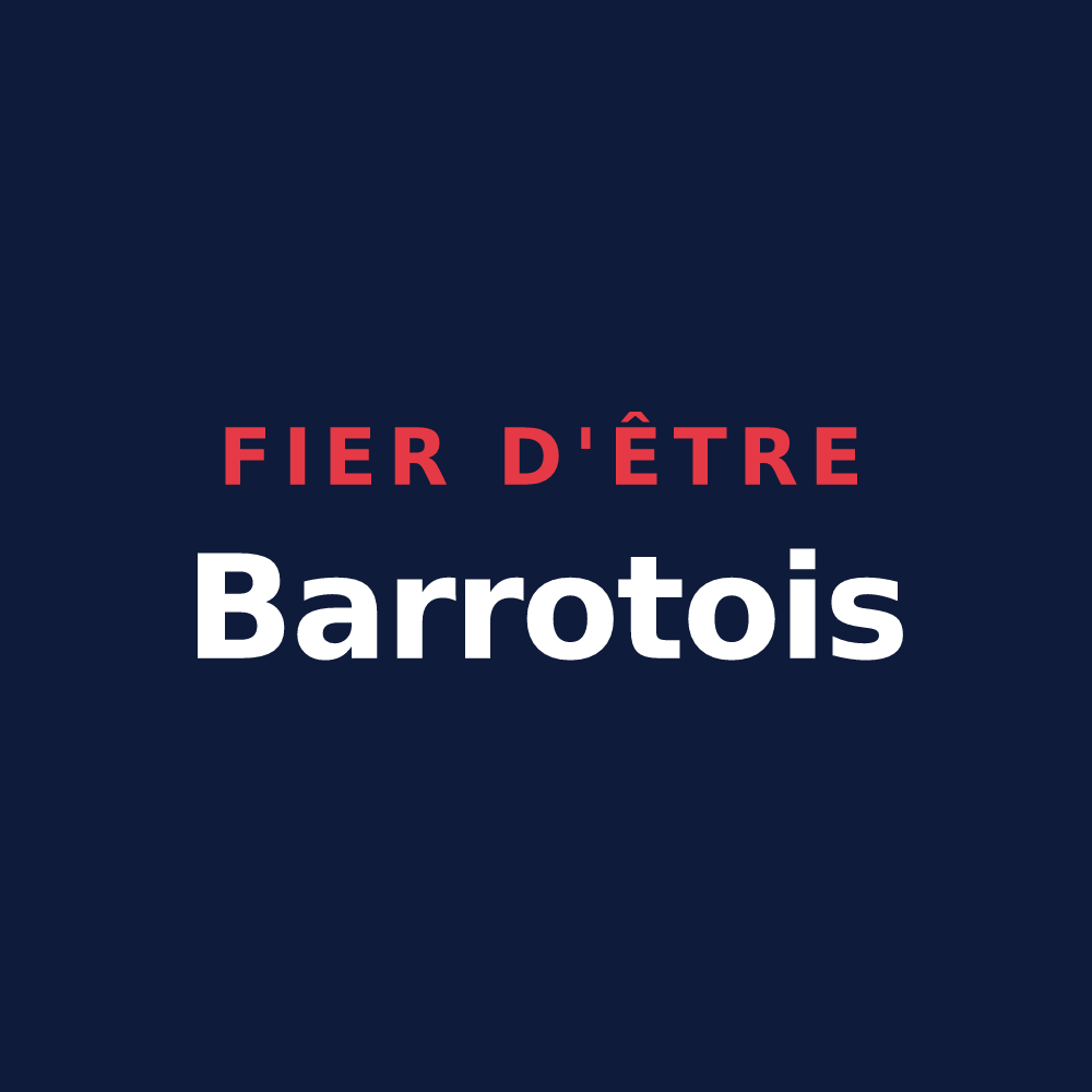 T-shirt « Fier d'être Barrotois » — design pour Barro