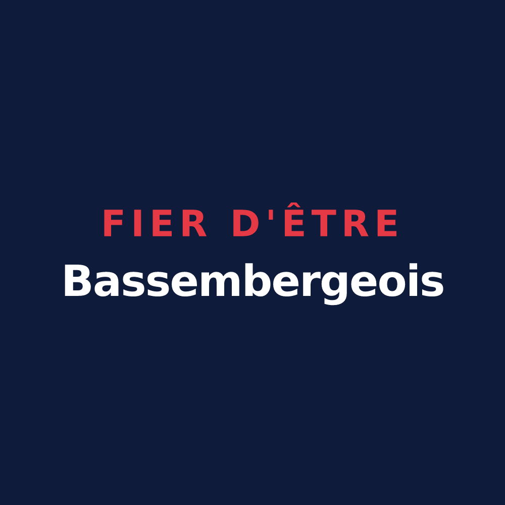 T-shirt « Fier d'être Bassembergeois » — design pour Bassemberg