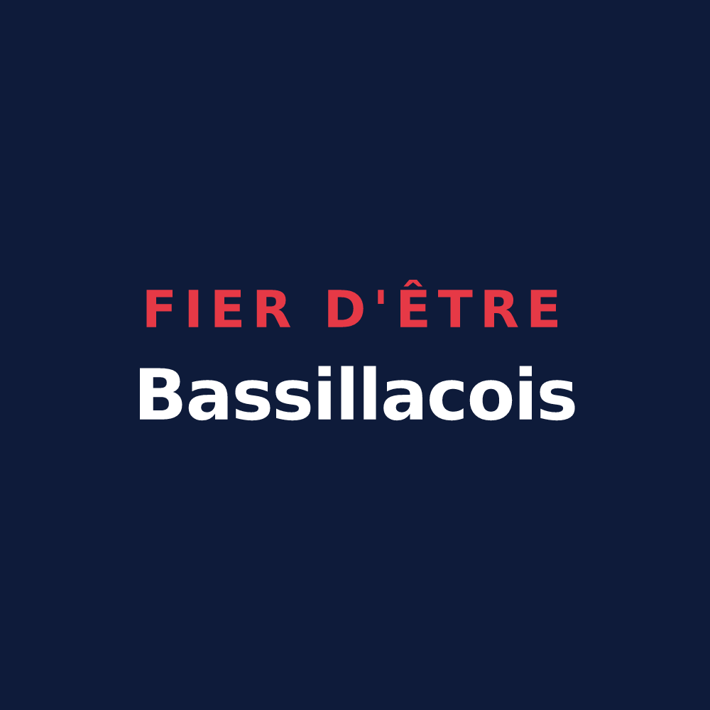 T-shirt « Fier d'être Bassillacois » — design pour Bassillac et Auberoche