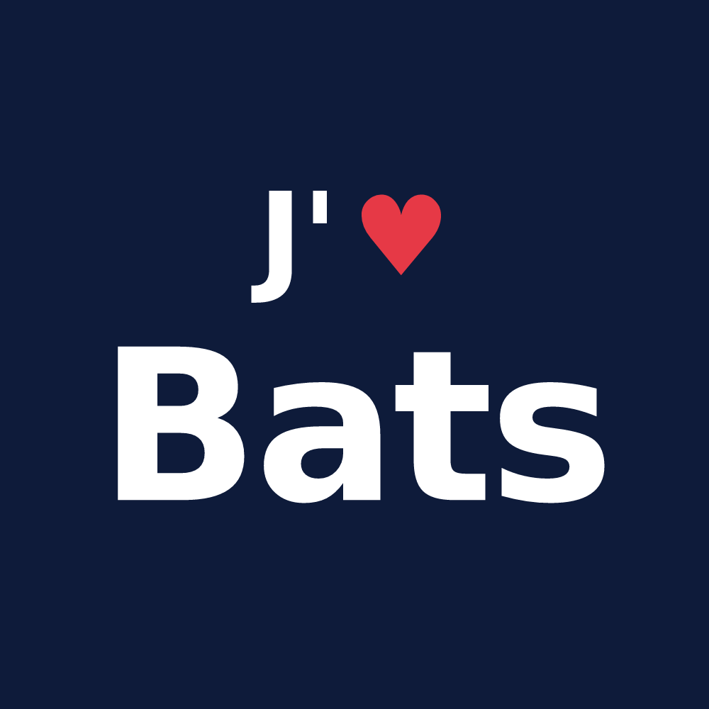 T-shirt personnalisé Bats — design J'aime Bats