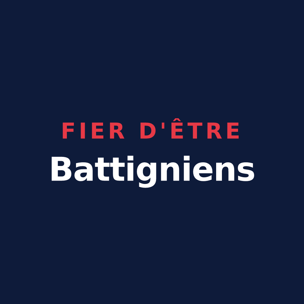 T-shirt « Fier d'être Battigniens » — design pour Battigny