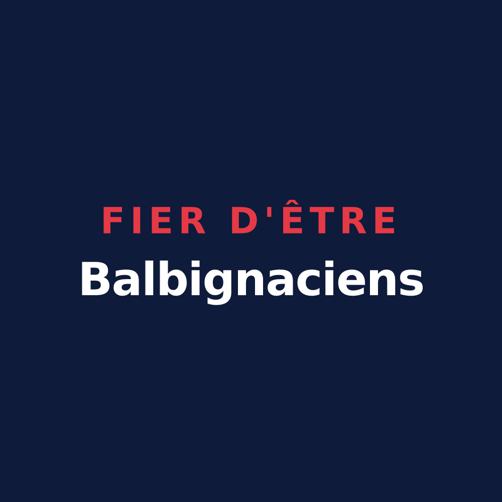 T-shirt « Fier d'être Balbignaciens » — design pour Baubigny