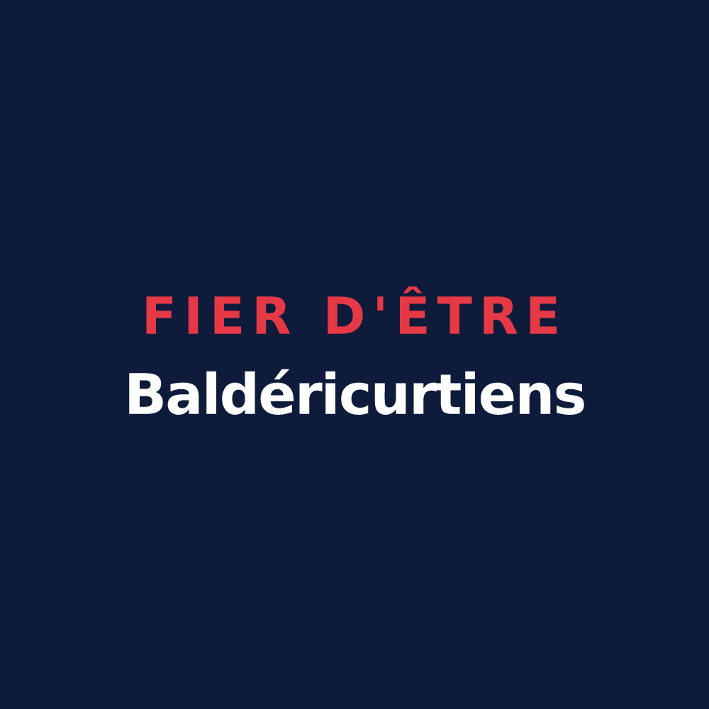 T-shirt « Fier d'être Baldéricurtiens » — design pour Baudricourt