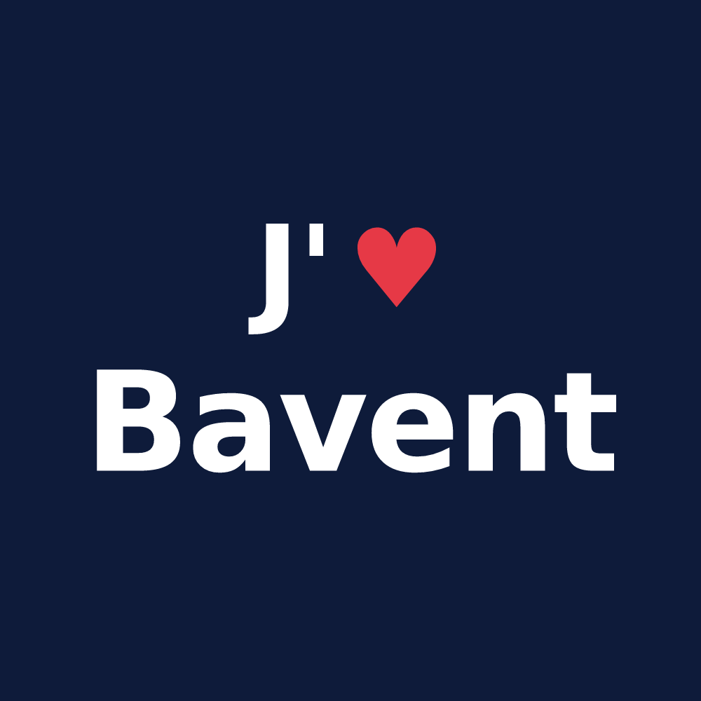 T-shirt personnalisé Bavent — design J'aime Bavent