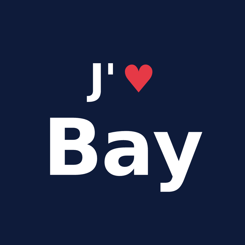 T-shirt personnalisé Bay — design J'aime Bay