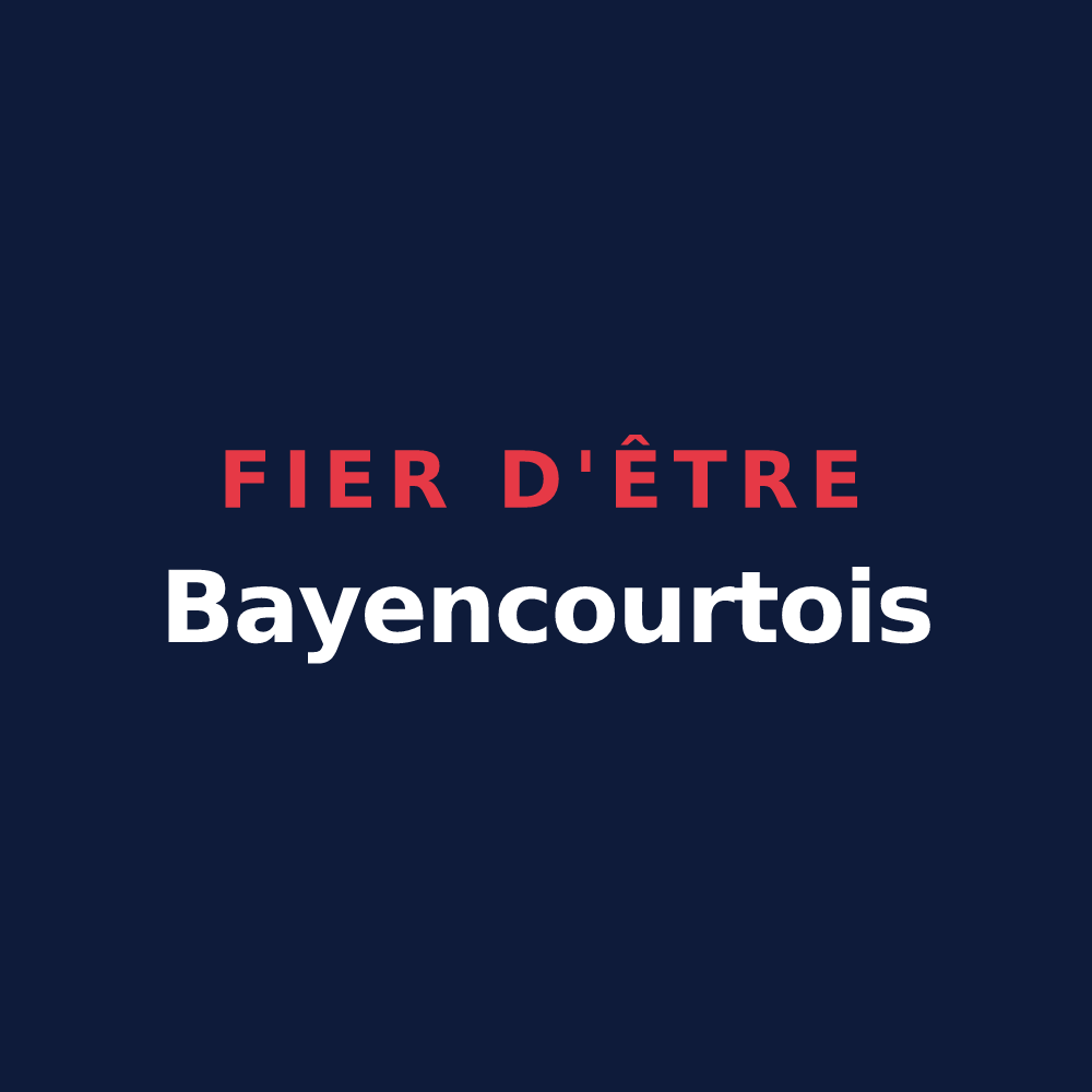T-shirt « Fier d'être Bayencourtois » — design pour Bayencourt
