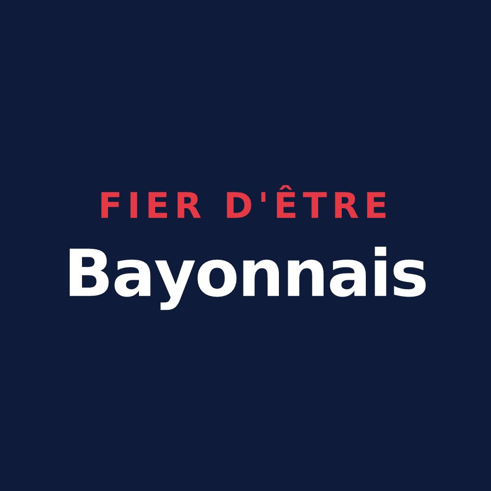 T-shirt « Fier d'être Bayonnais » — design pour Bayonne