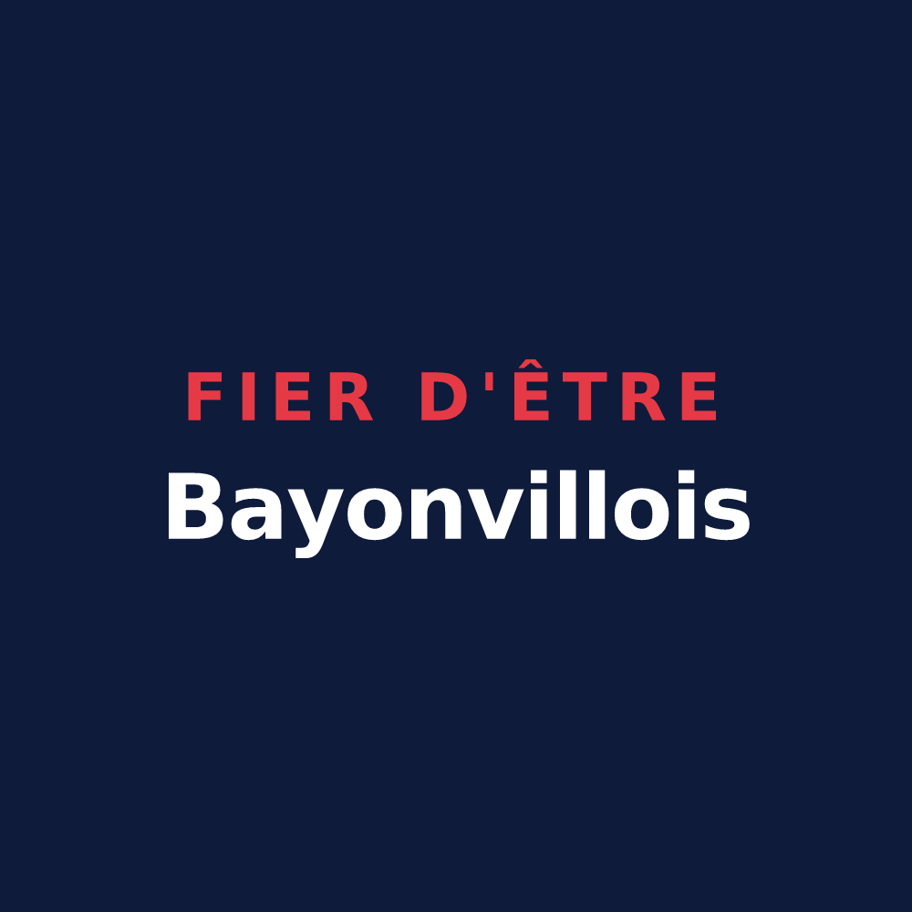 T-shirt « Fier d'être Bayonvillois » — design pour Bayonville