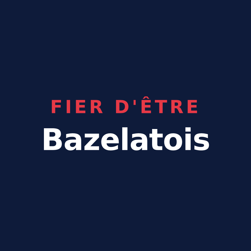 T-shirt « Fier d'être Bazelatois » — design pour Bazelat