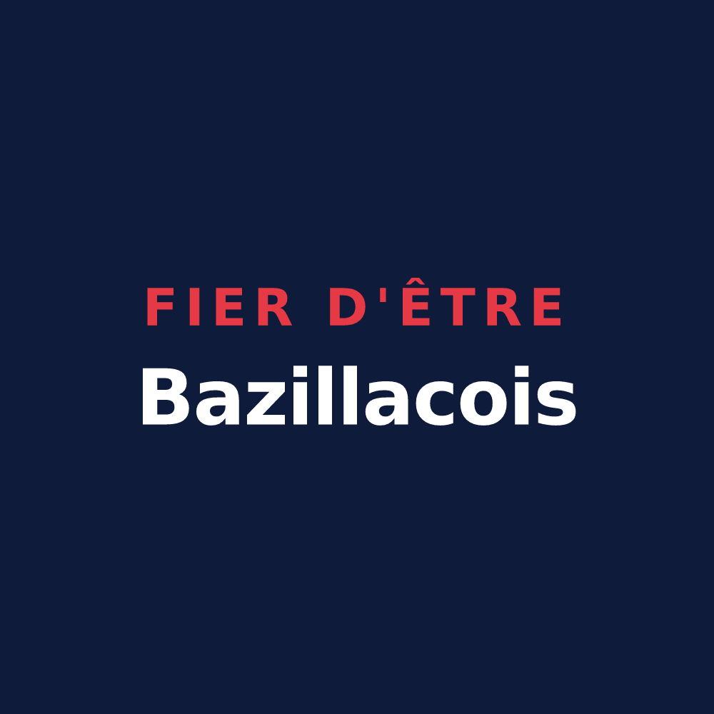 T-shirt « Fier d'être Bazillacois » — design pour Bazillac