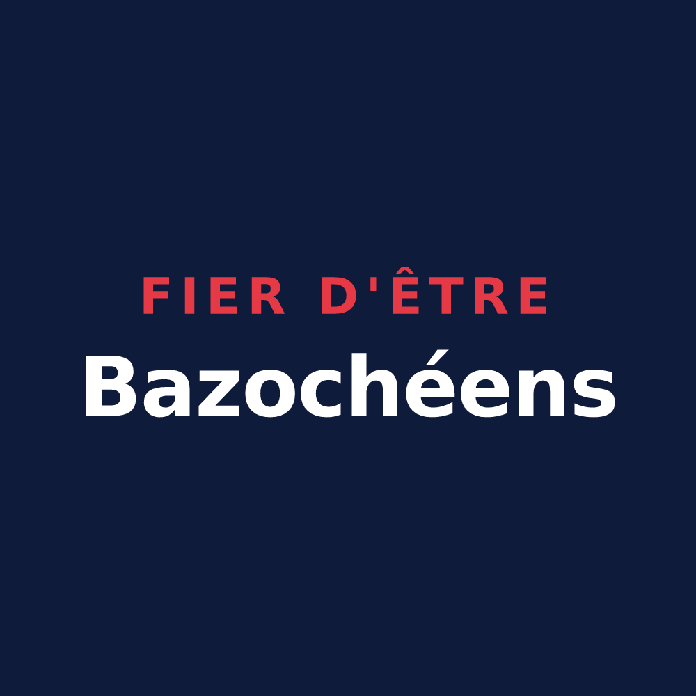 T-shirt « Fier d'être Bazochéens » — design pour Bazoches-sur-Hoëne