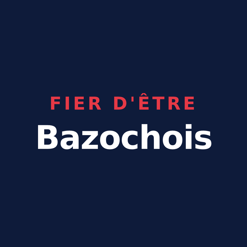 T-shirt « Fier d'être Bazochois » — design pour Bazoches-sur-le-Betz