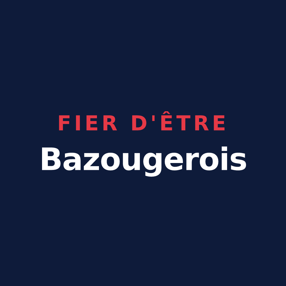 T-shirt « Fier d'être Bazougerois » — design pour Bazougers