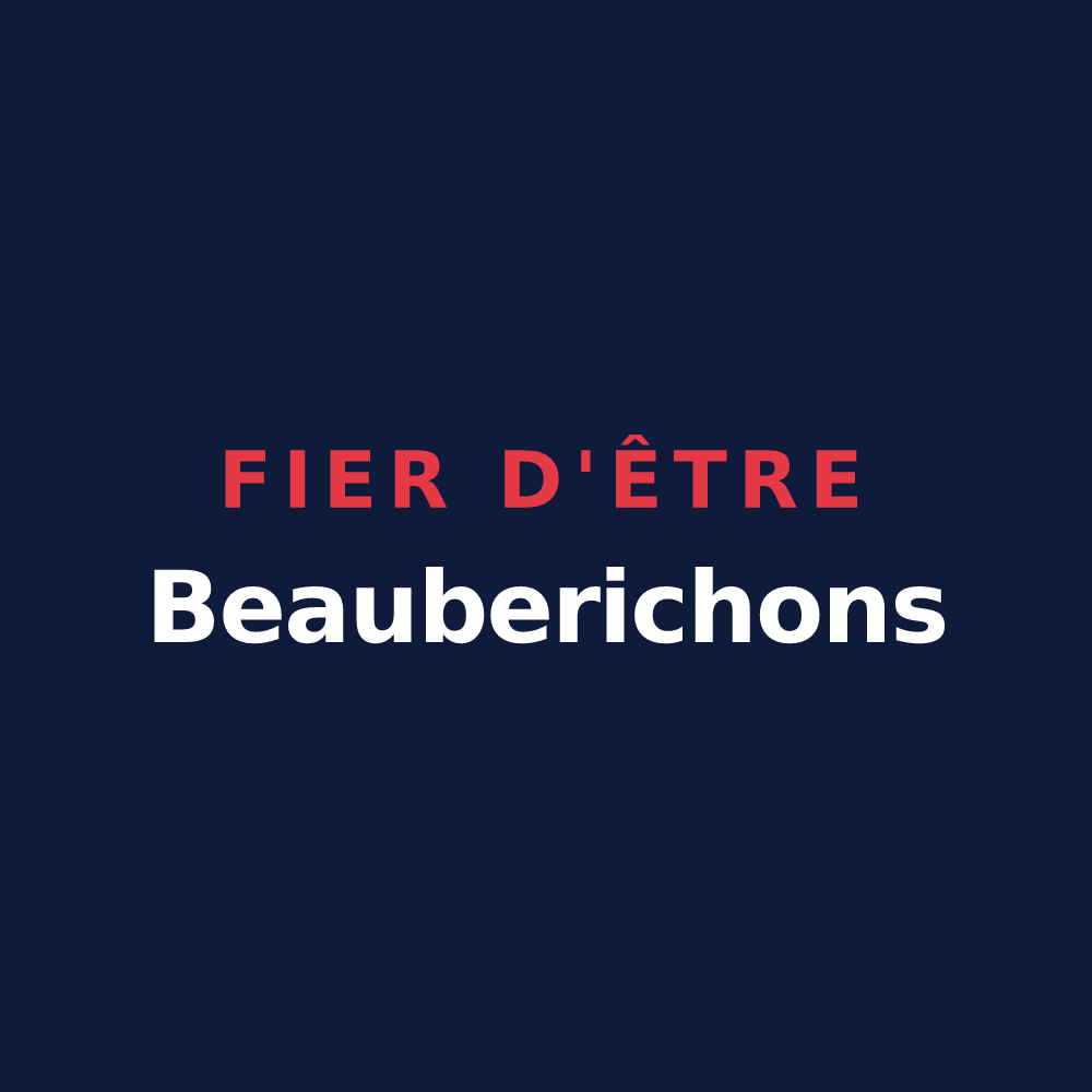 T-shirt « Fier d'être Beauberichons » — design pour Beaubery