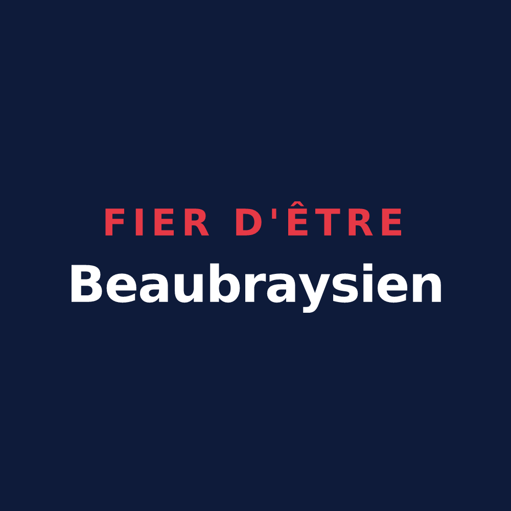 T-shirt « Fier d'être Beaubraysien » — design pour Beaubray
