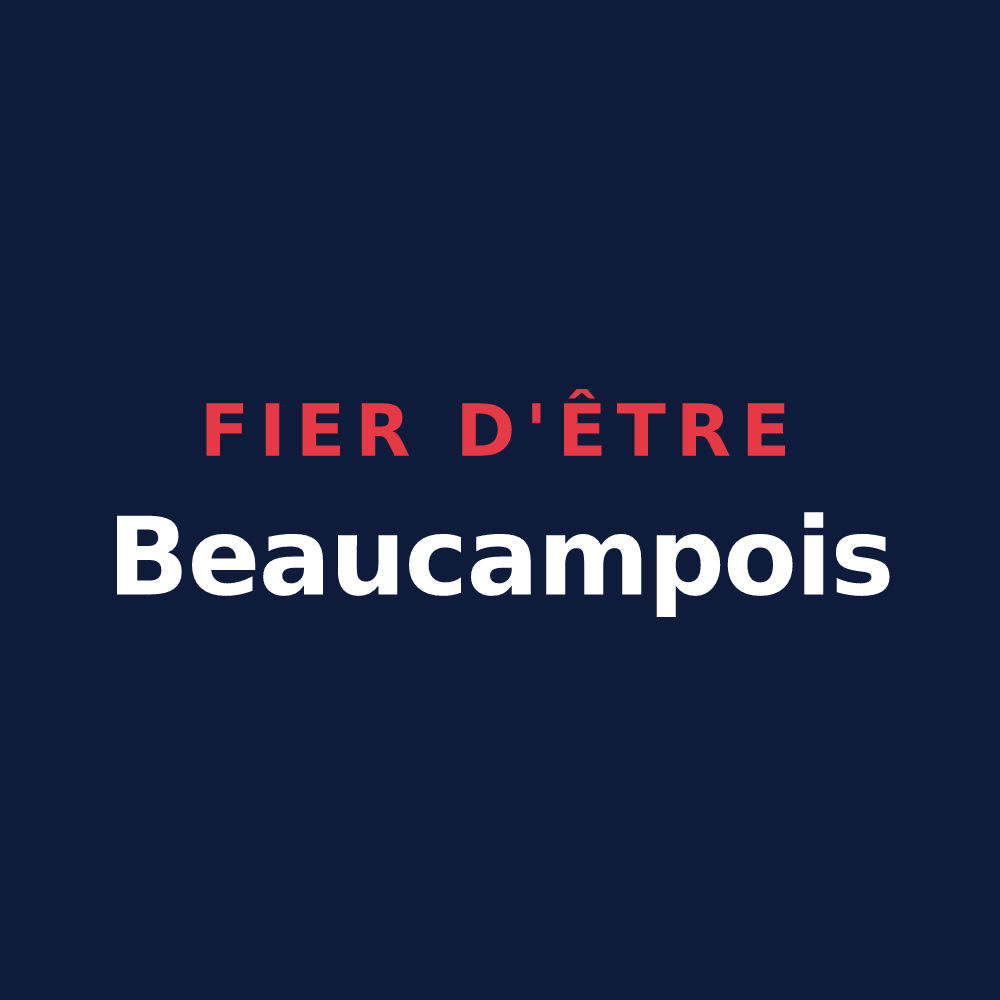 T-shirt « Fier d'être Beaucampois » — design pour Beaucamps-Ligny