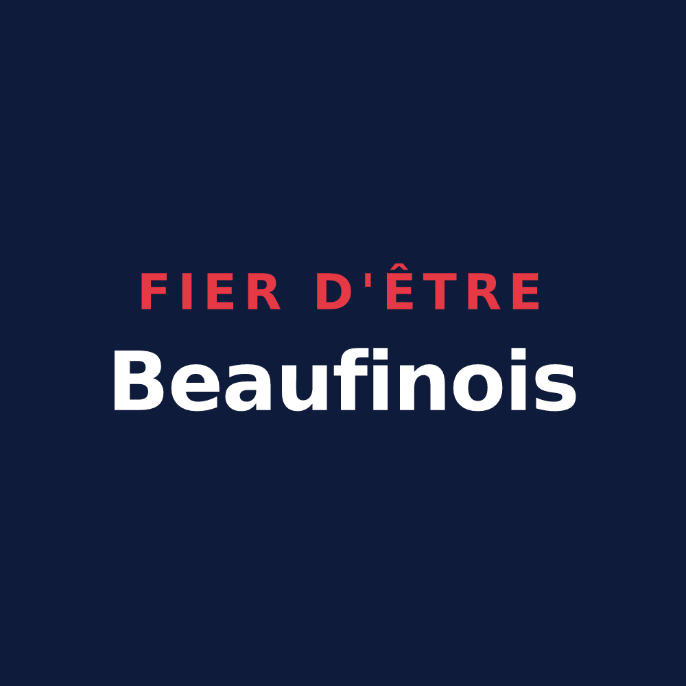 T-shirt « Fier d'être Beaufinois » — design pour Beaufin