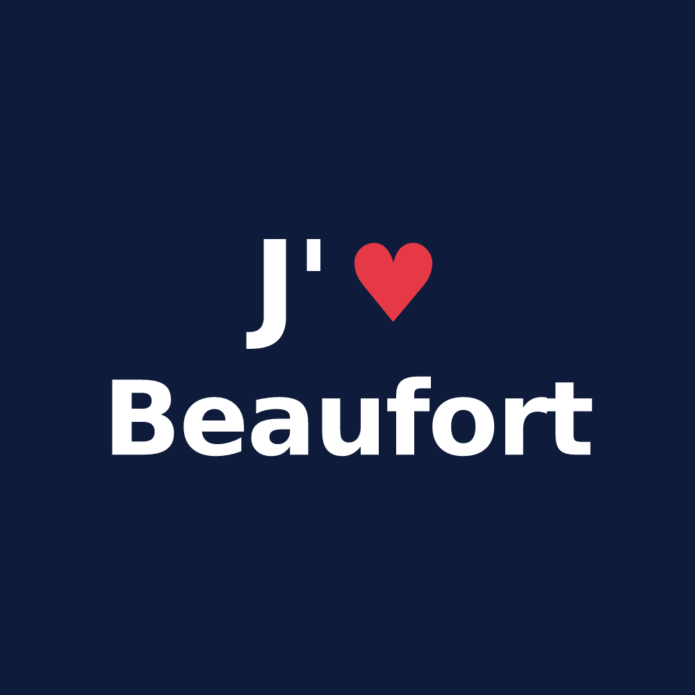 T-shirt personnalisé Beaufort — design J'aime Beaufort