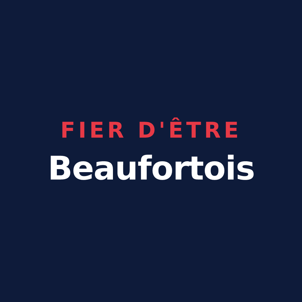 T-shirt « Fier d'être Beaufortois » — design pour Beaufort-sur-Gervanne