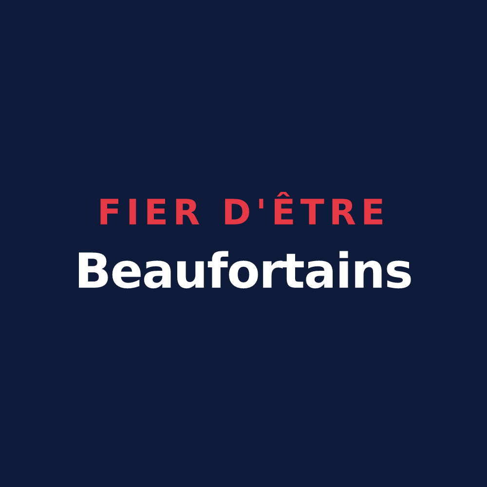 T-shirt « Fier d'être Beaufortains » — design pour Beaufort