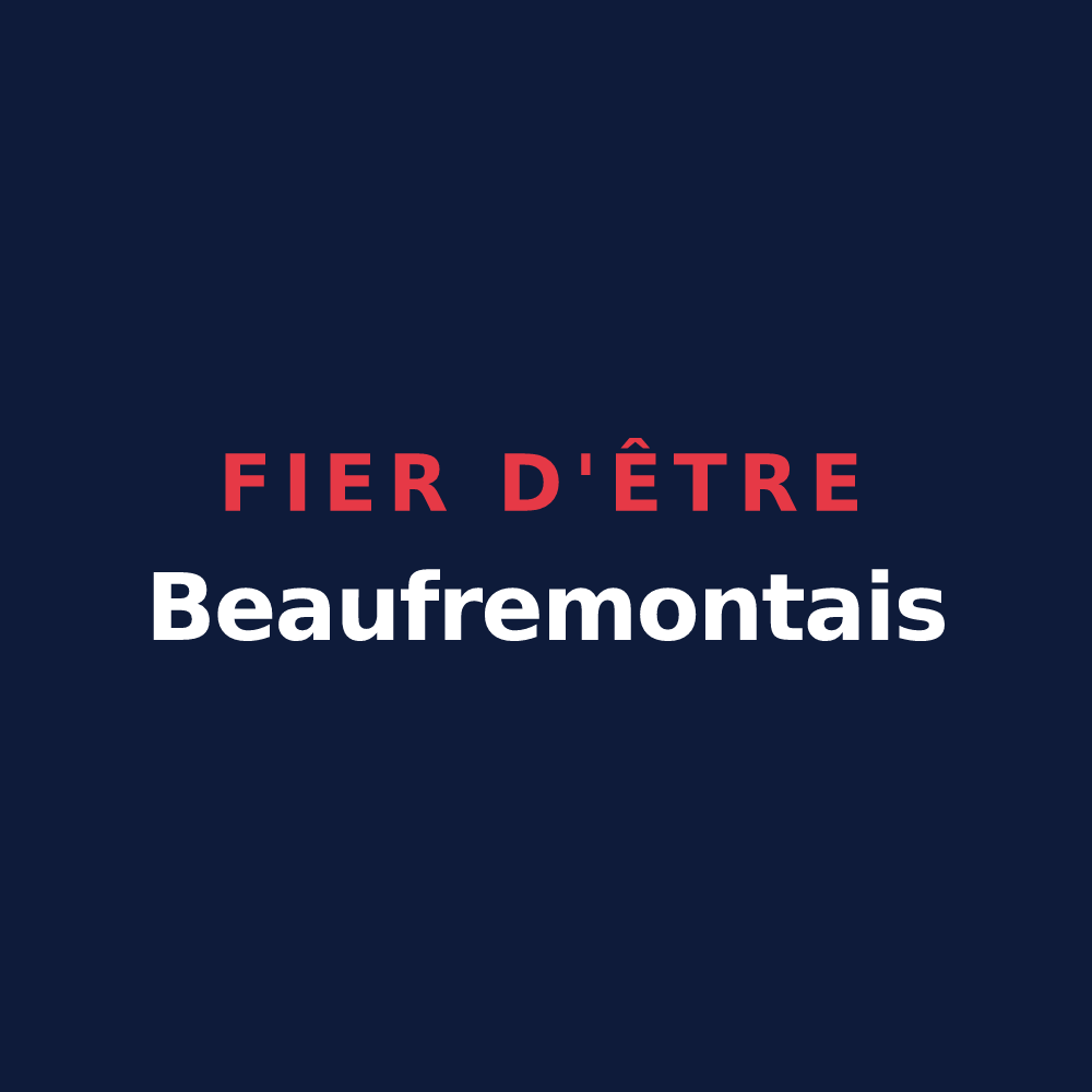T-shirt « Fier d'être Beaufremontais » — design pour Beaufremont
