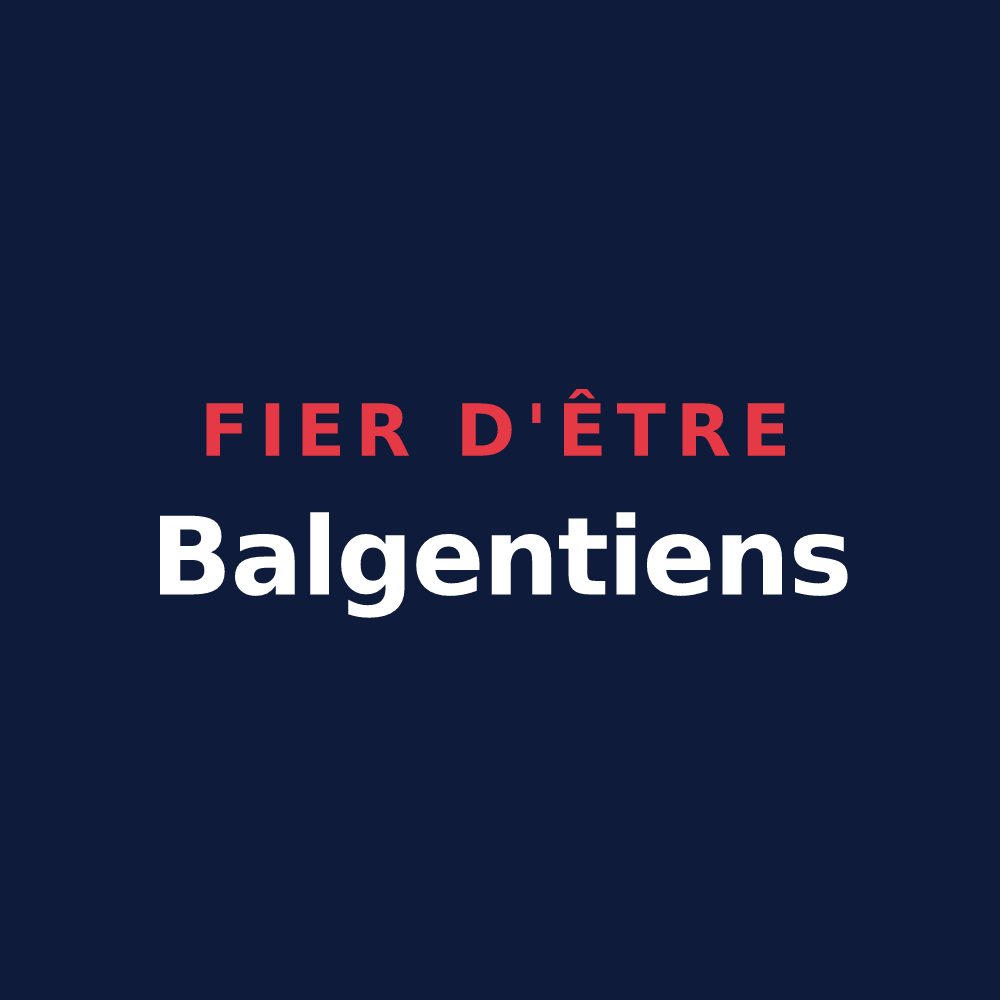 T-shirt « Fier d'être Balgentiens » — design pour Beaugency