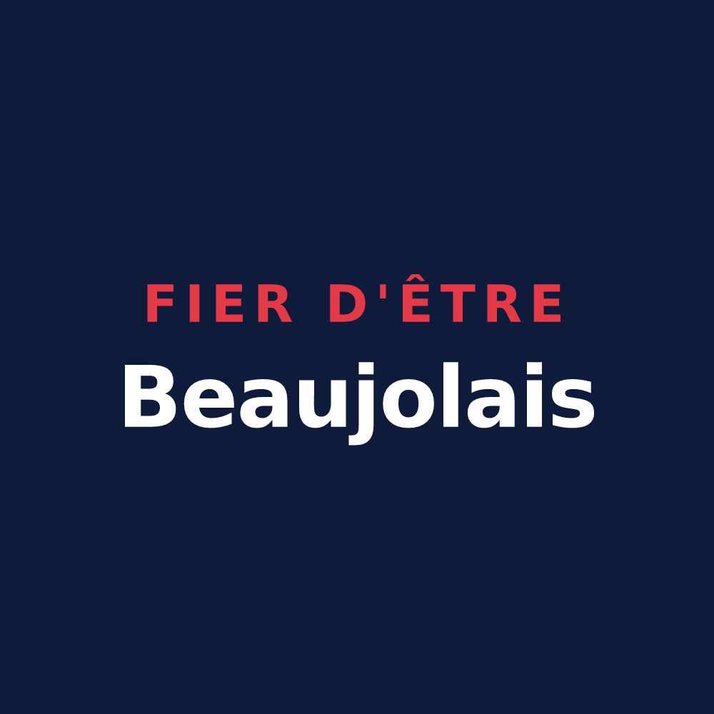 T-shirt « Fier d'être Beaujolais » — design pour Beaujeu