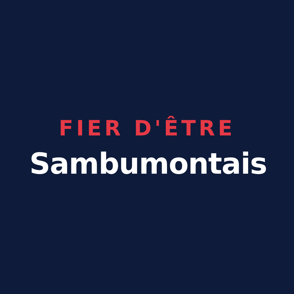 T-shirt « Fier d'être Sambumontais » — design pour Beaumont