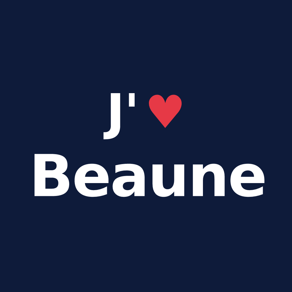 T-shirt personnalisé Beaune — design J'aime Beaune
