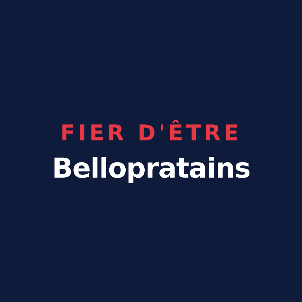 T-shirt « Fier d'être Bellopratains » — design pour Beaupréau-en-Mauges
