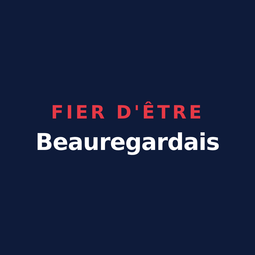 T-shirt « Fier d'être Beauregardais » — design pour Beauregard