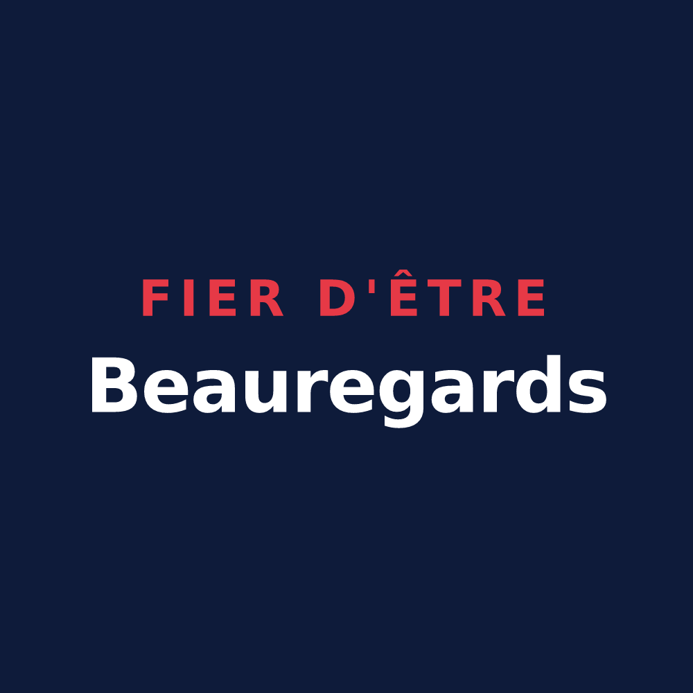 T-shirt « Fier d'être Beauregards » — design pour Beauregard-et-Bassac
