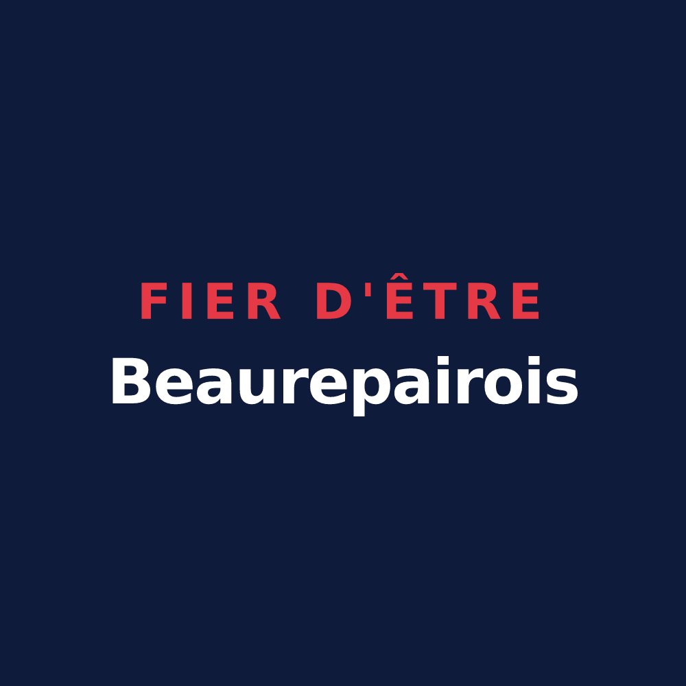T-shirt « Fier d'être Beaurepairois » — design pour Beaurepaire-sur-Sambre