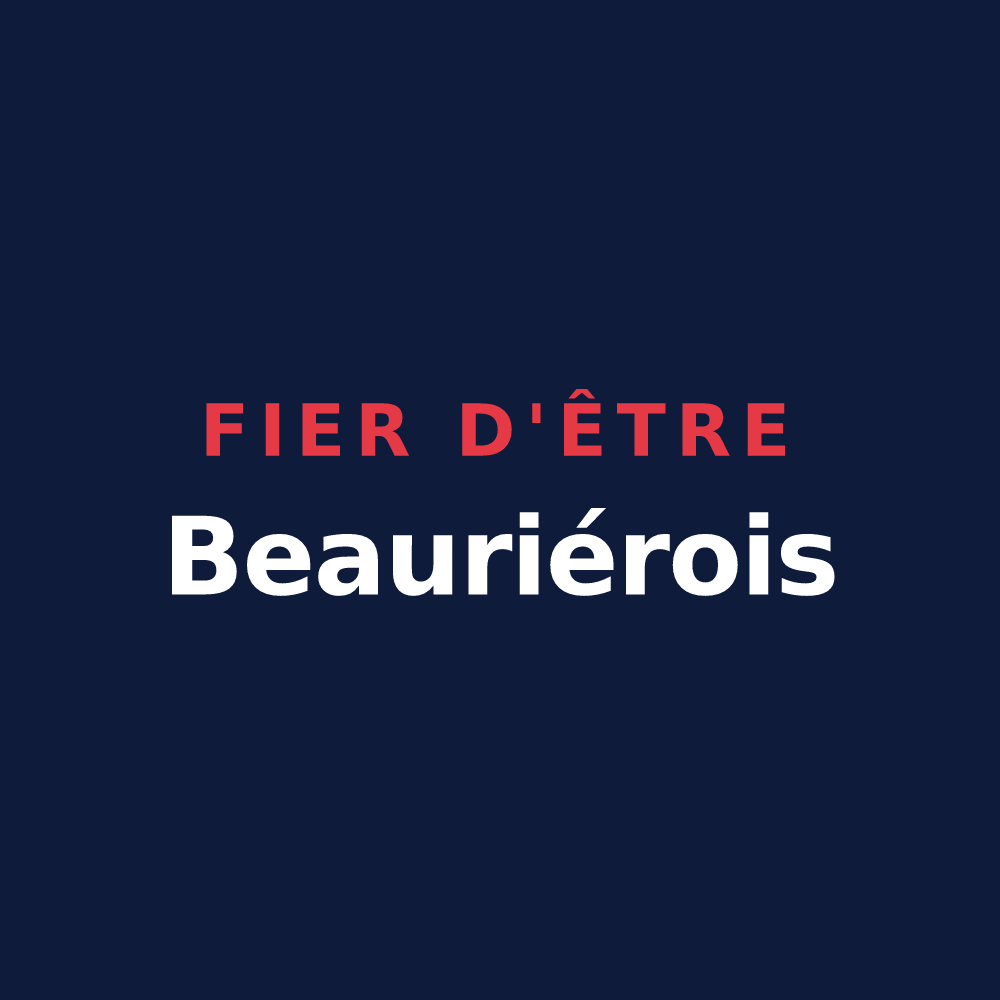 T-shirt « Fier d'être Beauriérois » — design pour Beaurières