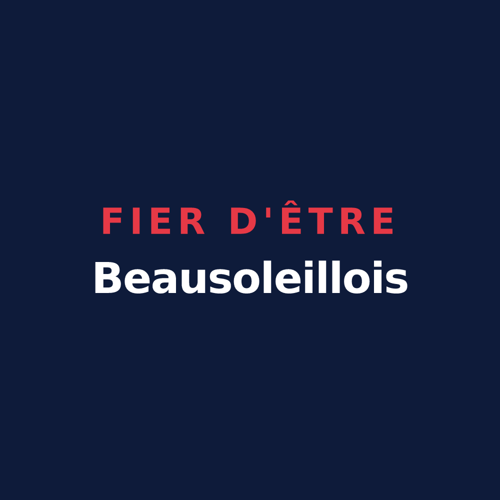 T-shirt « Fier d'être Beausoleillois » — design pour Beausoleil