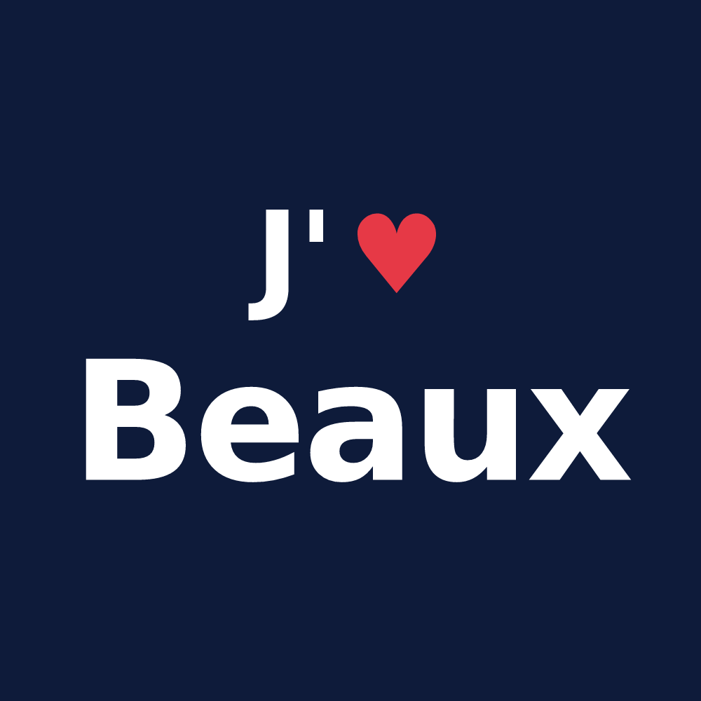 T-shirt personnalisé Beaux — design J'aime Beaux