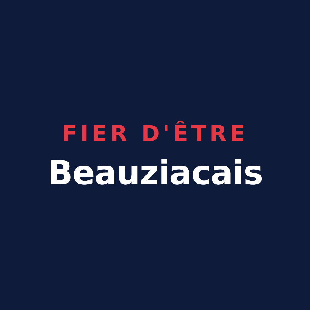 T-shirt « Fier d'être Beauziacais » — design pour Beauziac