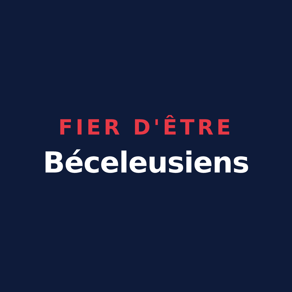 T-shirt « Fier d'être Béceleusiens » — design pour Béceleuf
