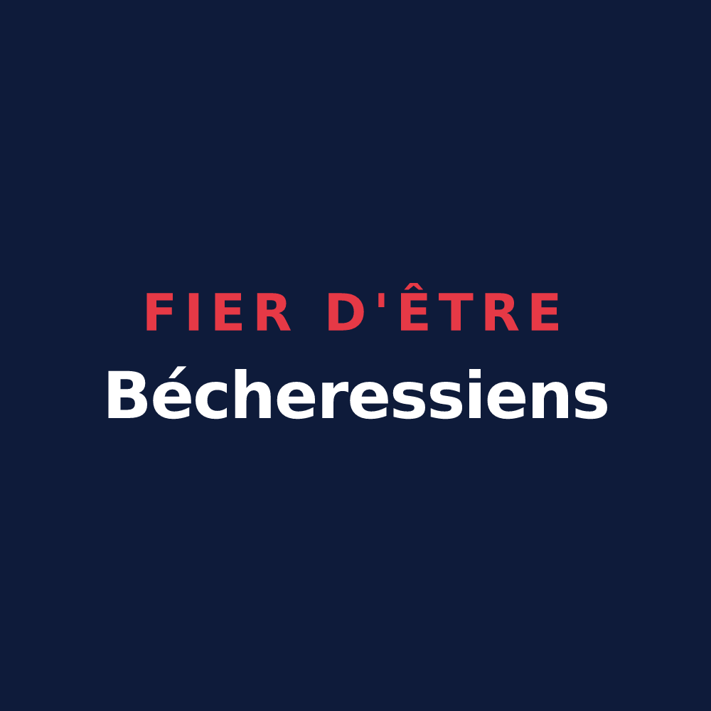 T-shirt « Fier d'être Bécheressiens » — design pour Bécheresse