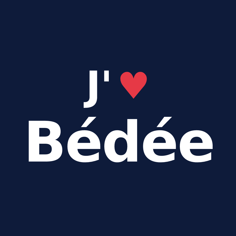 T-shirt personnalisé Bédée — design J'aime Bédée