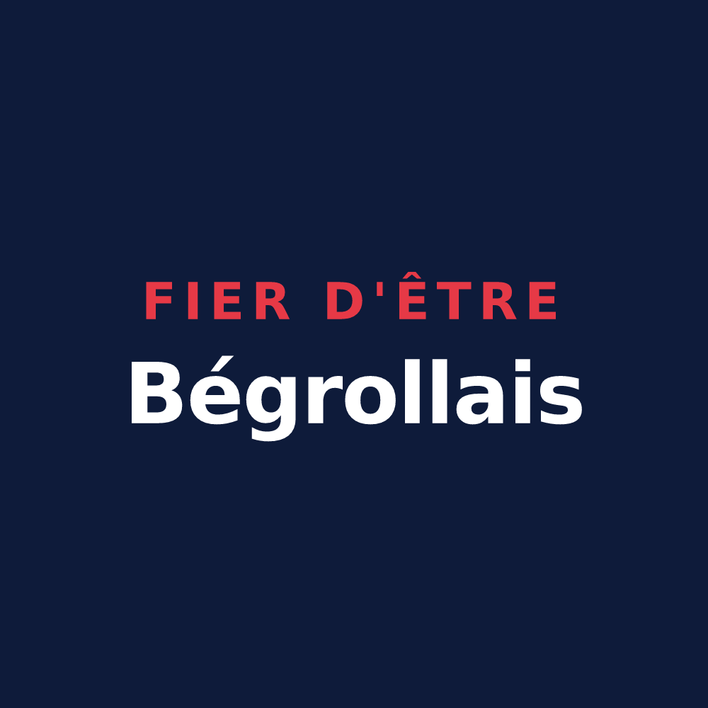 T-shirt « Fier d'être Bégrollais » — design pour Bégrolles-en-Mauges