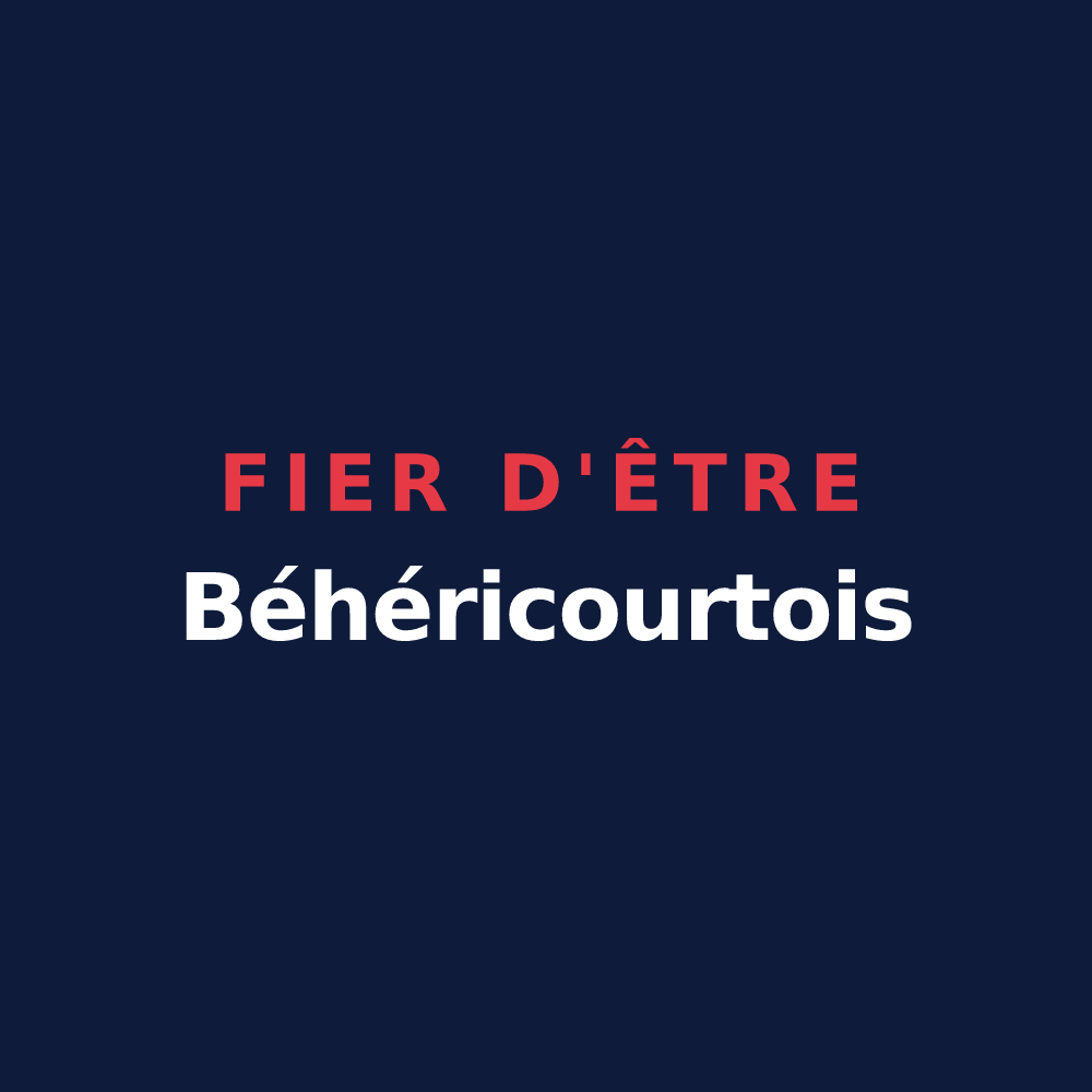 T-shirt « Fier d'être Béhéricourtois » — design pour Béhéricourt