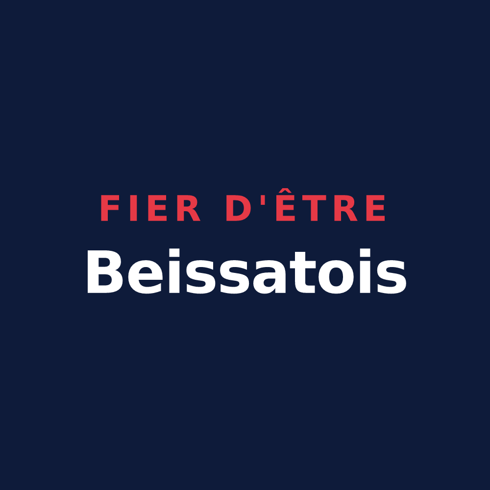 T-shirt « Fier d'être Beissatois » — design pour Beissat