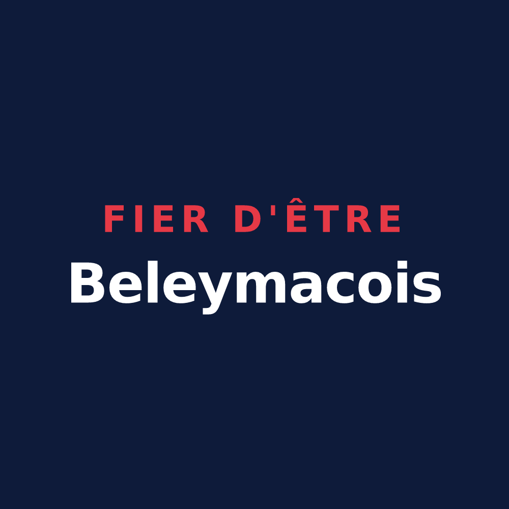 T-shirt « Fier d'être Beleymacois » — design pour Beleymas