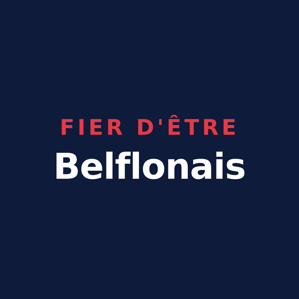 T-shirt « Fier d'être Belflonais » — design pour Belflou