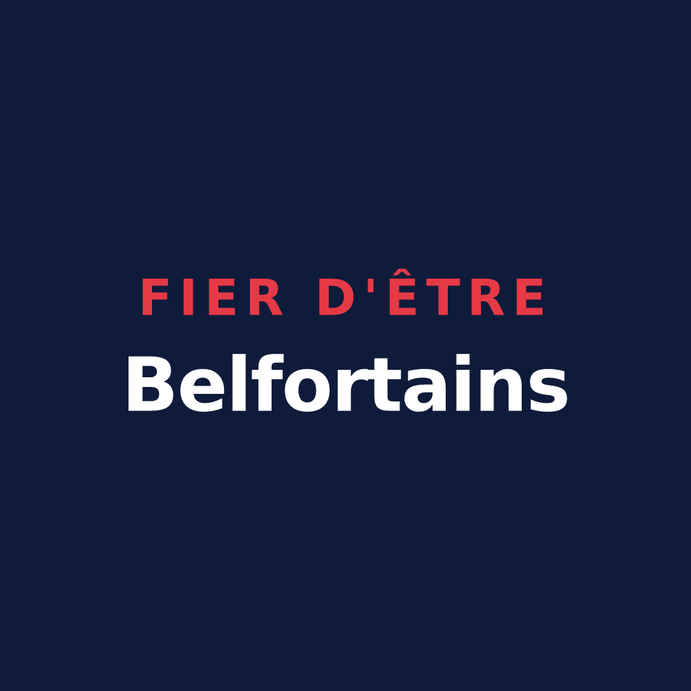 T-shirt « Fier d'être Belfortains » — design pour Belfort
