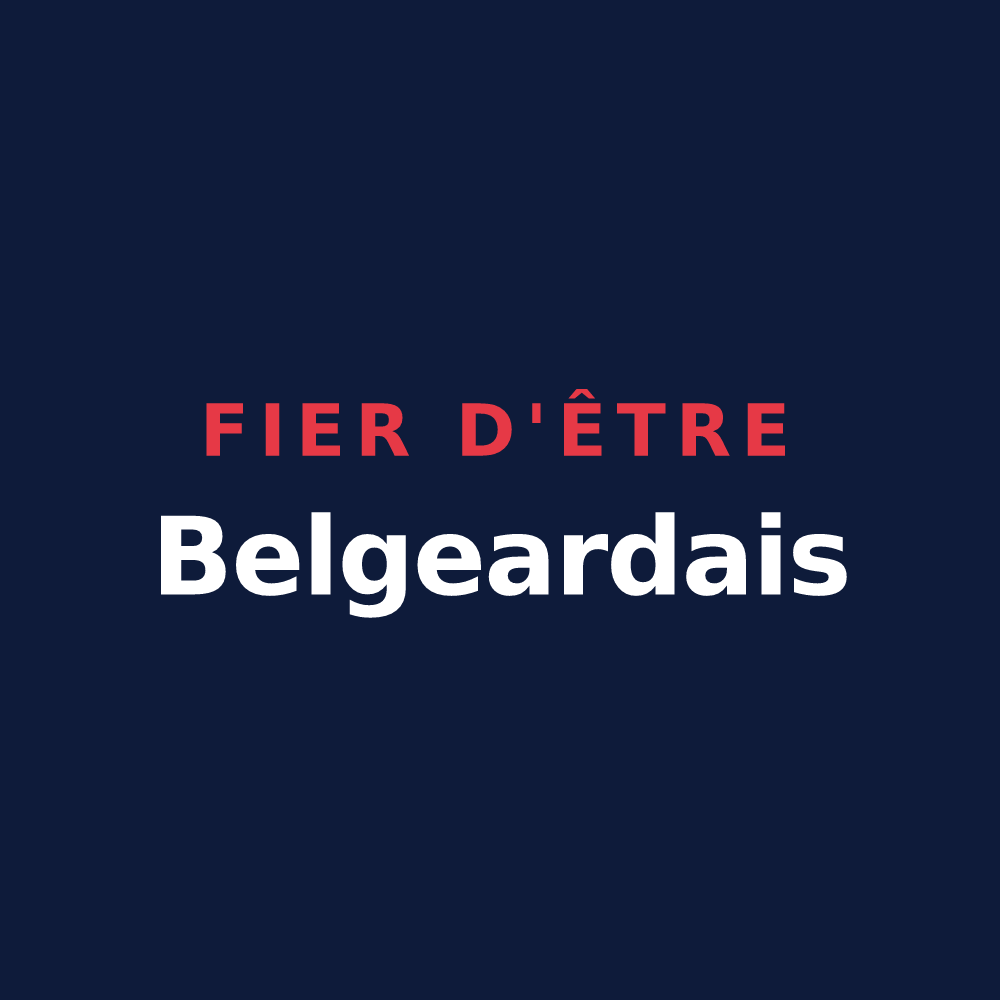 T-shirt « Fier d'être Belgeardais » — design pour Belgeard