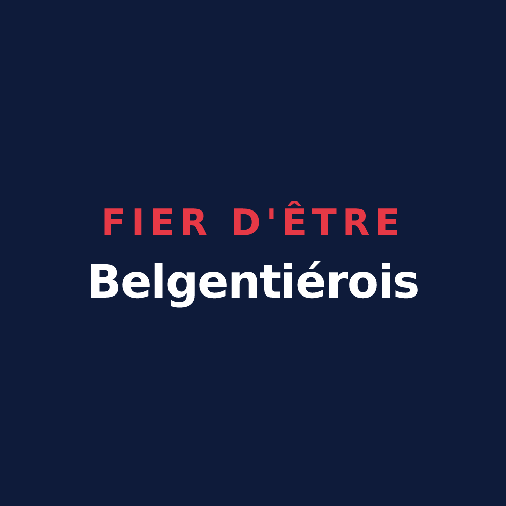T-shirt « Fier d'être Belgentiérois » — design pour Belgentier