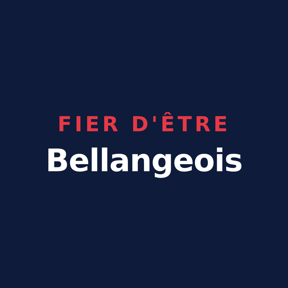 T-shirt « Fier d'être Bellangeois » — design pour Bellange