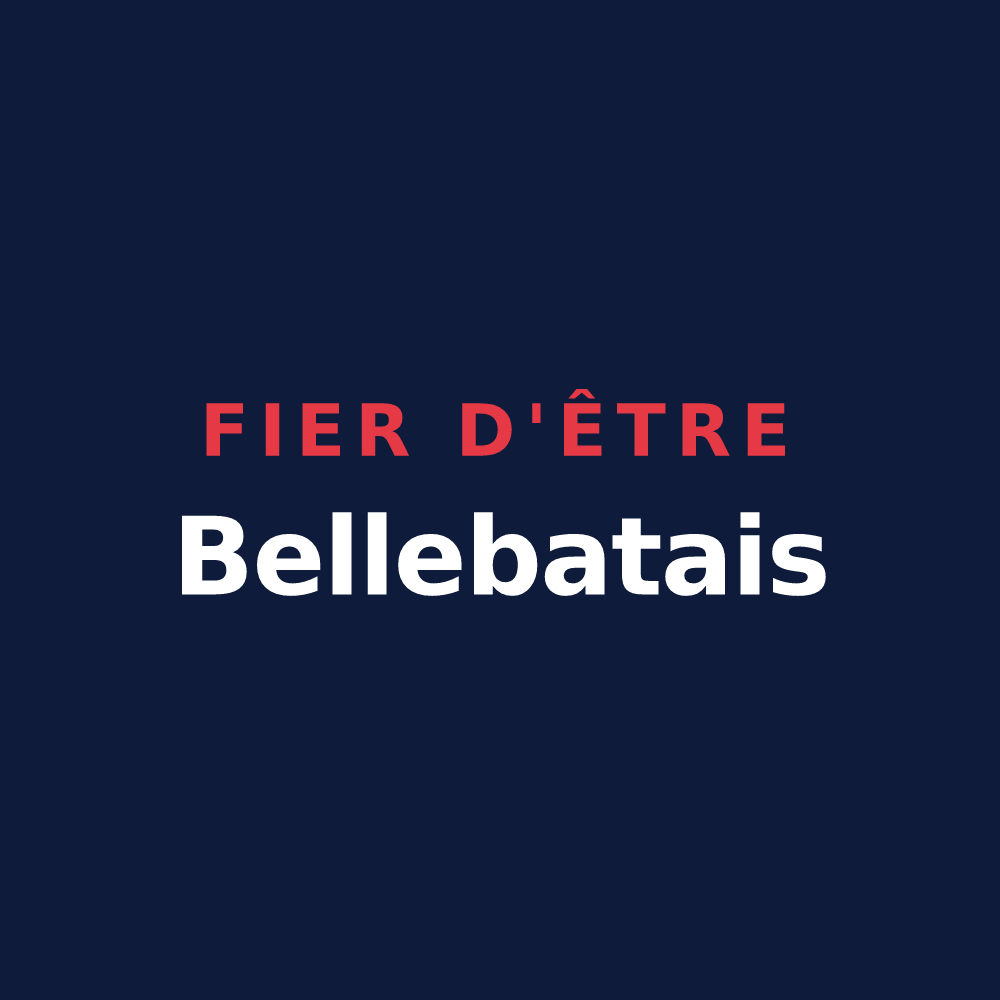 T-shirt « Fier d'être Bellebatais » — design pour Bellebat